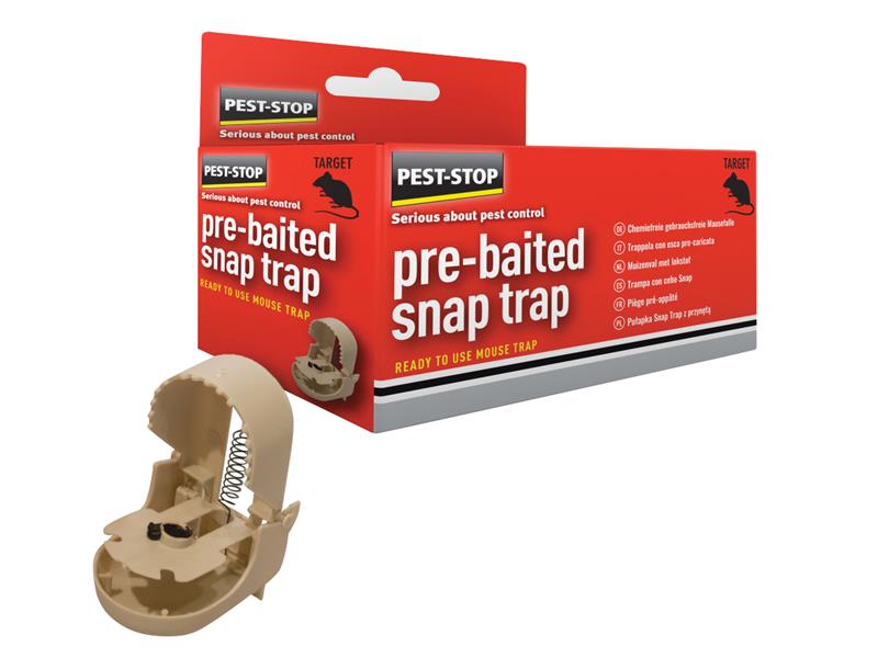 Pest-Stop (Pelsis Group) Snap Mouse Trap (Single Blister)