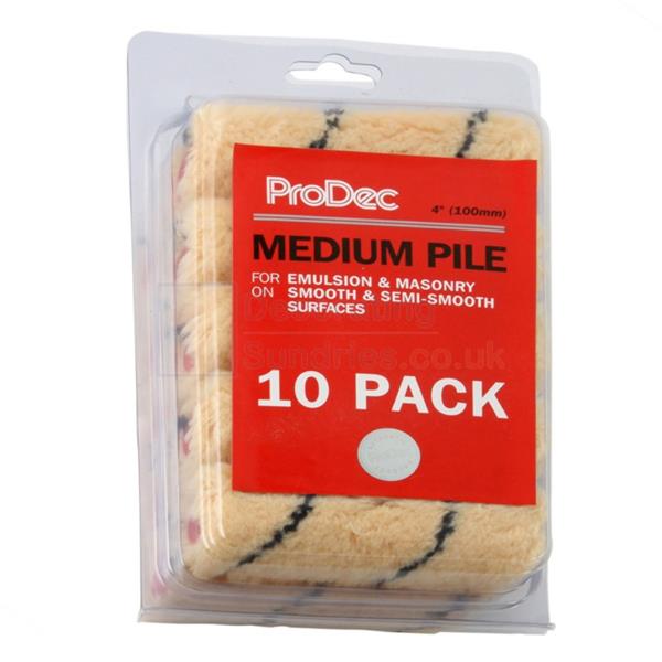 PRODEC MEDIUM PILE 4IN SLEEVES 10 PK