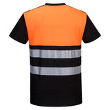 PORTWEST PW3 T-SHIRT - BLACK / YELLOW