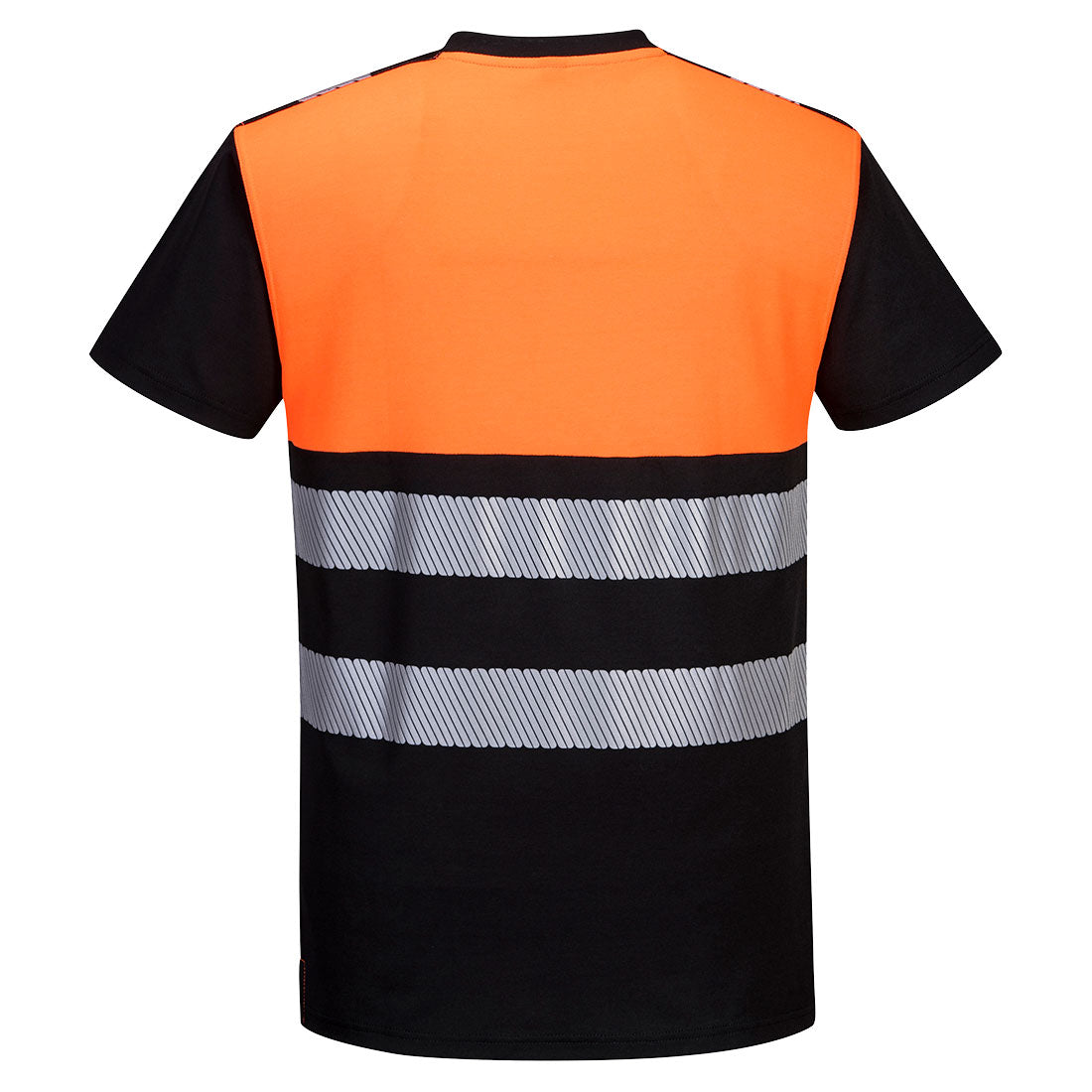 PORTWEST PW3 T-SHIRT - BLACK / ORANGE