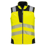 PORTWEST PW3 HI-VIS SOFTSHELL GILET