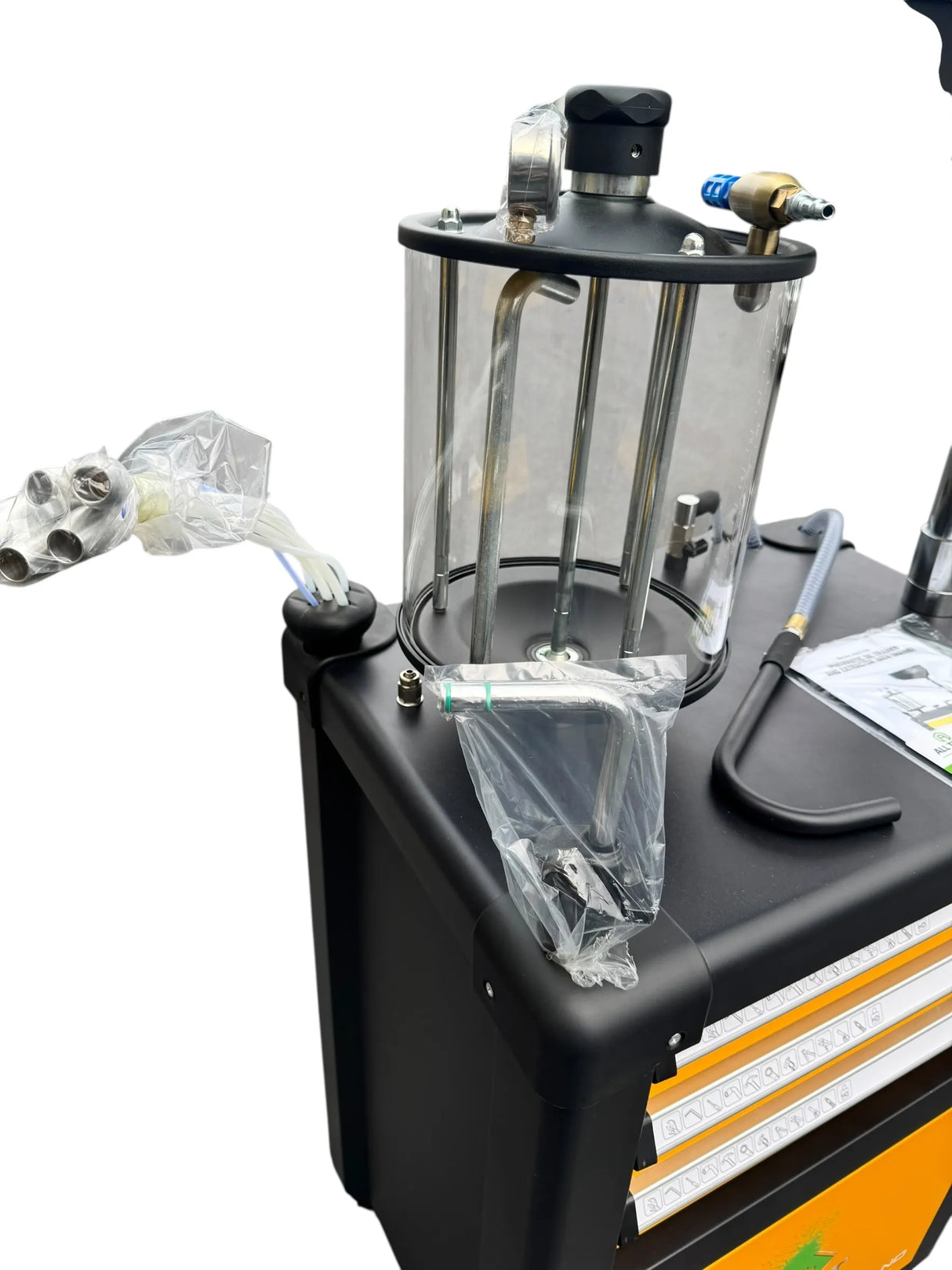 DETROIT INDUSTRIES PNEUMATIC OIL DRAINER & EXTRACTOR WITH DRAWERS