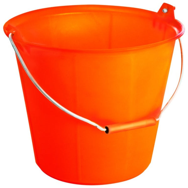 RAMBOO PRO 13L NEON ORANGE BUCKET WITH HANDLE PROPS