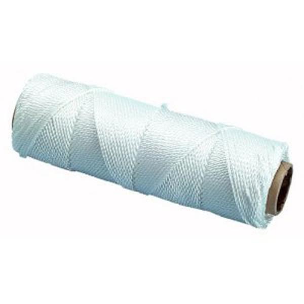 RAMBOO 18 NYLON BRAIDED BUILDING LINE WHITE 250FT (76M)