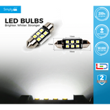 SIMPLY 272 6 LED WHITE CANBUS NUMBER PLATE LIGHT BULB