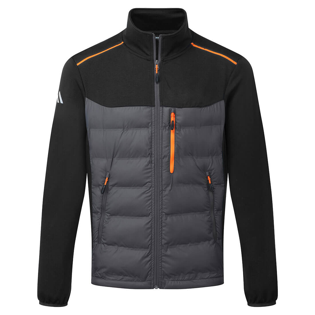 PORTWEST HYBRID BAFFLE JACKET - BLACK