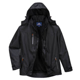 PORTWEST OUTCOACH JACKET BLACK 4XL