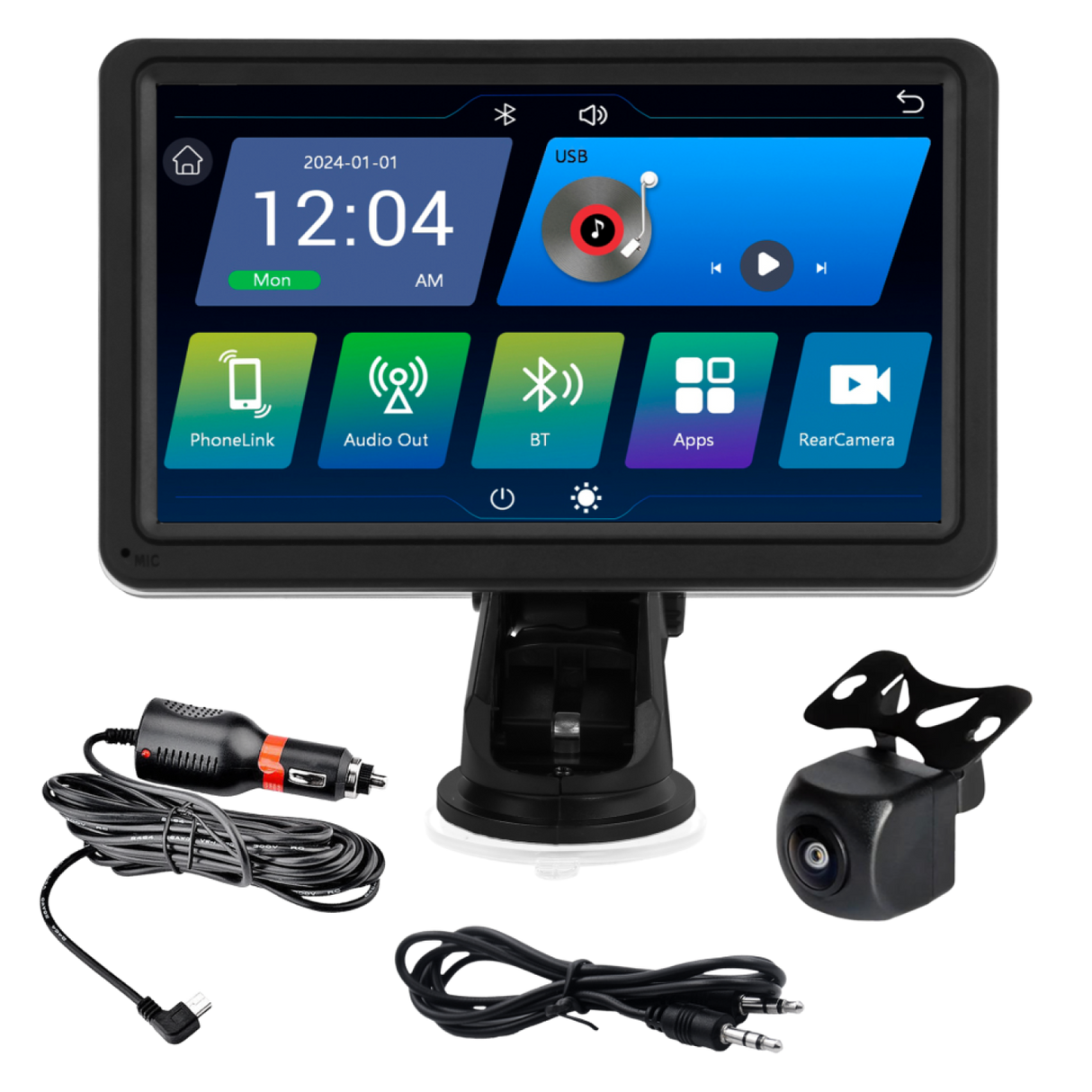 SIMPLY AUTO SMART IN CAR DISPLAY WITH REAR CAMERA