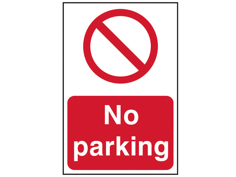 Scan No Parking - PVC Sign 200 x 300mm