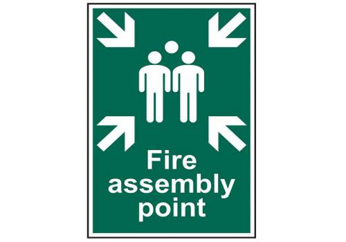 FIRE ASSEMBLY POINT - PVC (200 X 300MM)