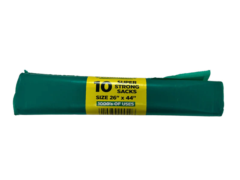 SHAMROCK GREEN BIN BAG X10 26 X 44