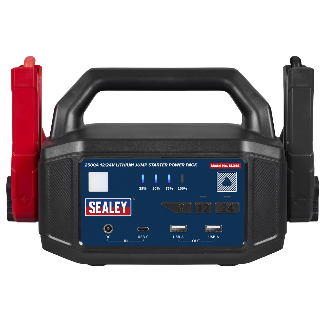 SEALEY 2500A 12 24V LITHIUM JUMP STARTER POWER PACK Watson Hire sealey-2500a-12-24v-lithium-jump-starter-power-pack-watson-hire