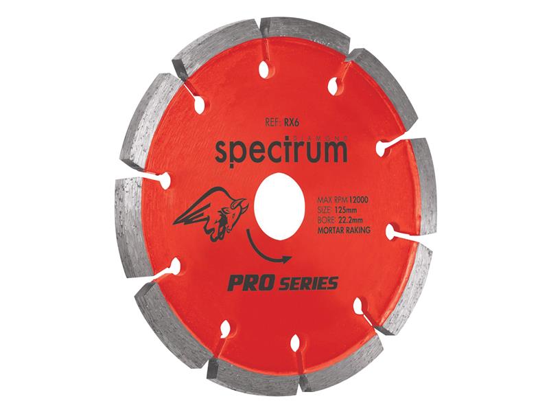 Spectrum RX6 Pro Mortar Rake Diamond Blade 115mm