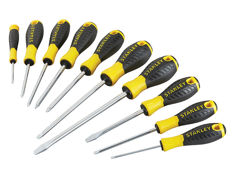 STANLEY® 0-60-211 Essential Screwdriver Set, 10 Piece