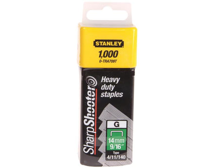 STANLEY® TRA709T Heavy-Duty Staples 14mm (Pack 1000)