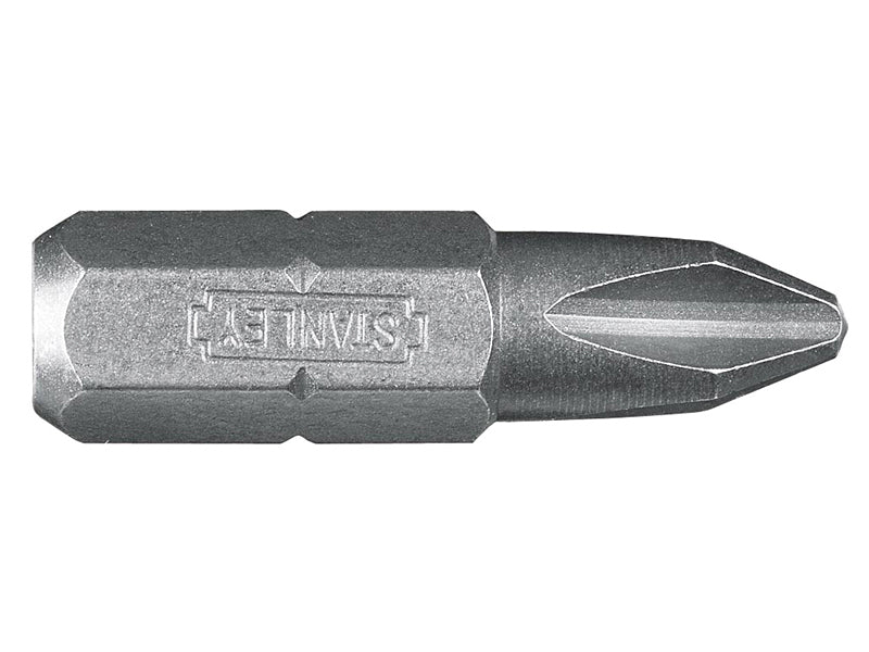 STANLEY® Phillips Bits PH2 x 25mm (Box 25)