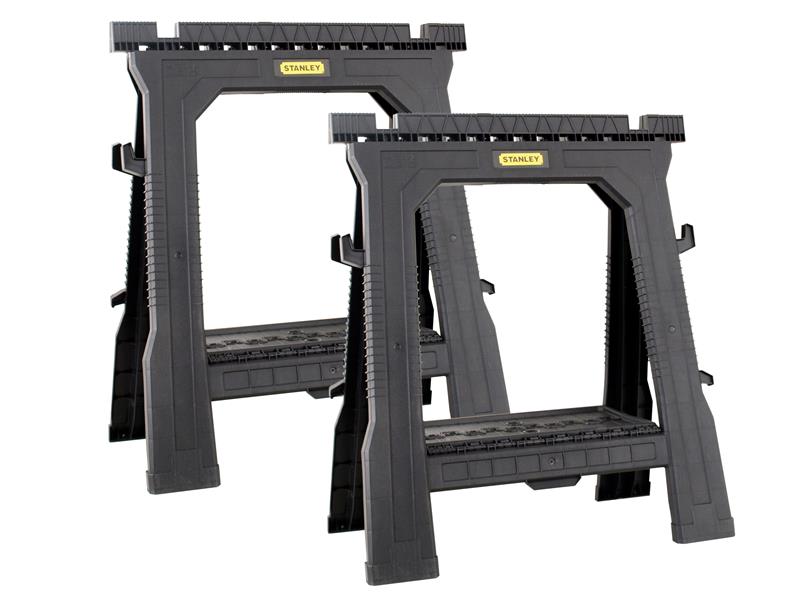 STANLEY® Folding Sawhorses (Twin Pack)