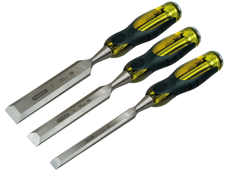 STANLEY® FatMax® Bevel Edge Chisel with Thru Tang Set, 3 Piece