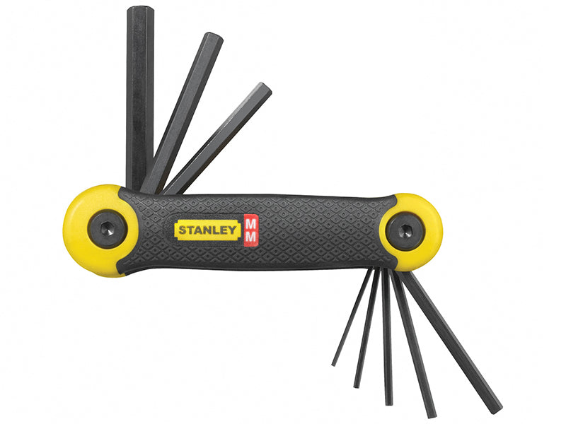 STANLEY® Metric Folding Hexagon Key Set, 8 Piece