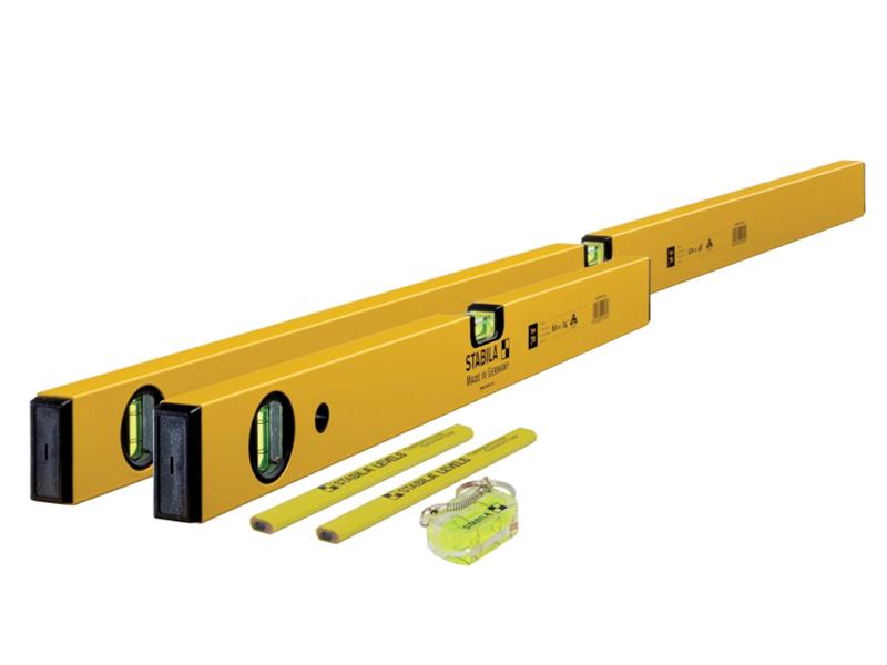 Stabila 70 Spirit Level Set, 2 Piece (60 & 120cm)