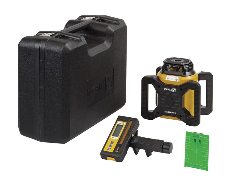 Stabila LAR 160 G Rotation Laser Set, 4 Piece