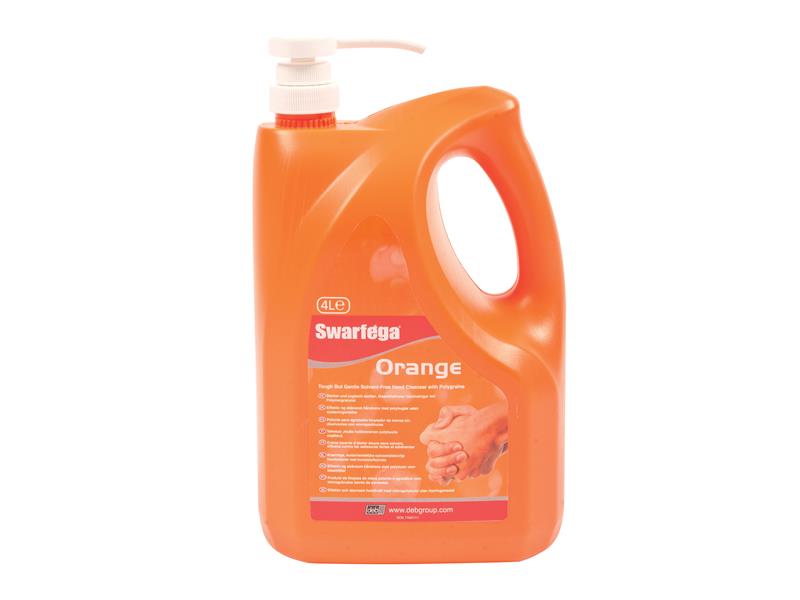 Swarfega® Orange Hand Cleaner Pump Top Bottle 4 litre - Watson Hire