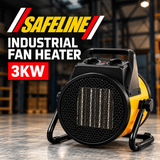 SAFELINE INDUSTRIAL 3KW FAN HEATER