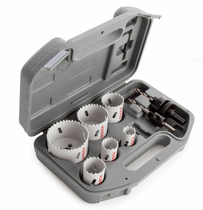 BOSCH 9PC ELECTRICIAN HOLESAW SET