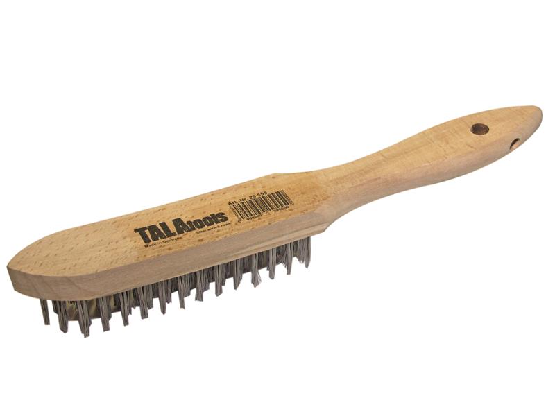 TALAtools 4-Row Wire Brush