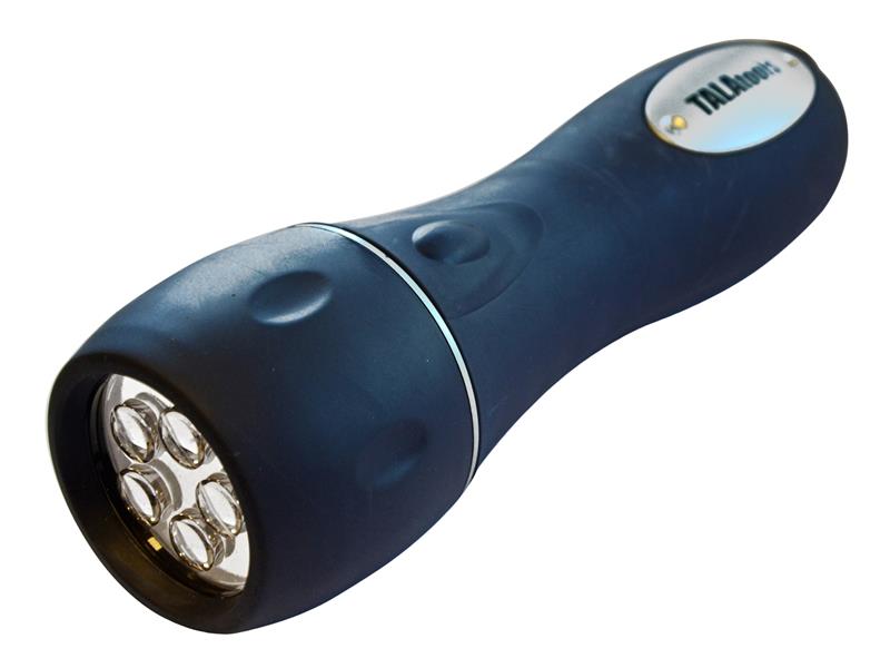 TALAtools 5 LED Rubber Torch