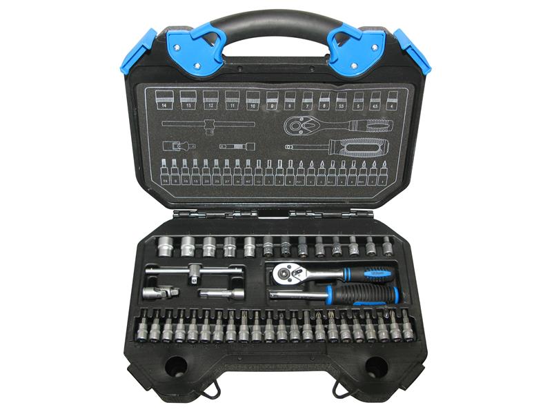 TALAtools 1/4in Drive Socket & Accessory Set, 40 Piece
