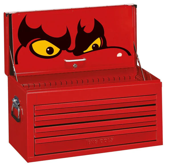 TENG TOOL 26" CLASSIC TOOL TOOL CHEST 4 DRAWER RED