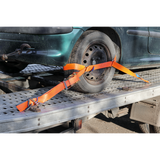 SEALEY CAR TRANSPORTER RATCHET STRAP KIT 4PC 50MM X 3M 4500KG