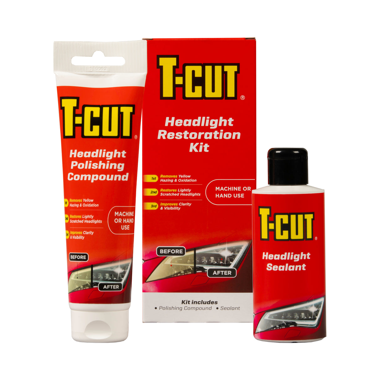 T-CUT HEADLIGHT RESTORATION KIT