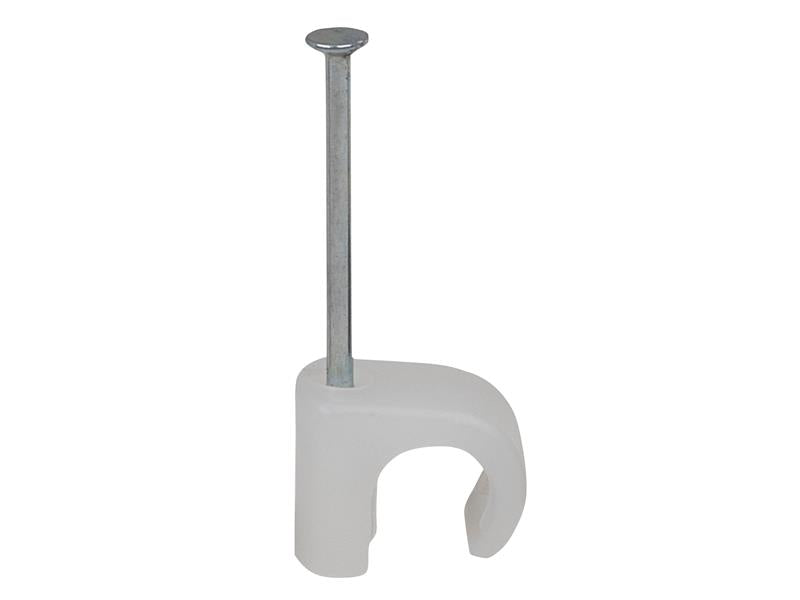 Tillex® Cable Clip Round 5-7 Clear 1.2 x 20mm Box 100