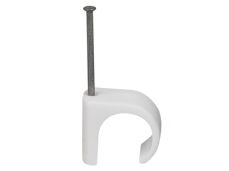 Tillex® Cable Clip Round 18-22 White 2.0 x 45mm Box 100