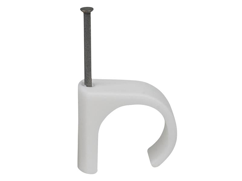 Tillex® Cable Clip Round 22-26 White 2.0 x 45mm Box 50