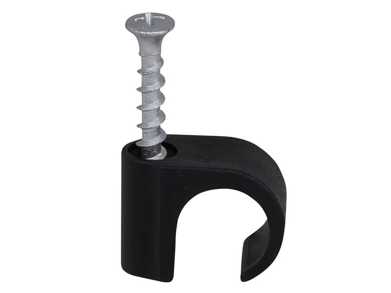 Tillex® Screw Clip Round 18-22 Black PH2 x 45mm Box 50