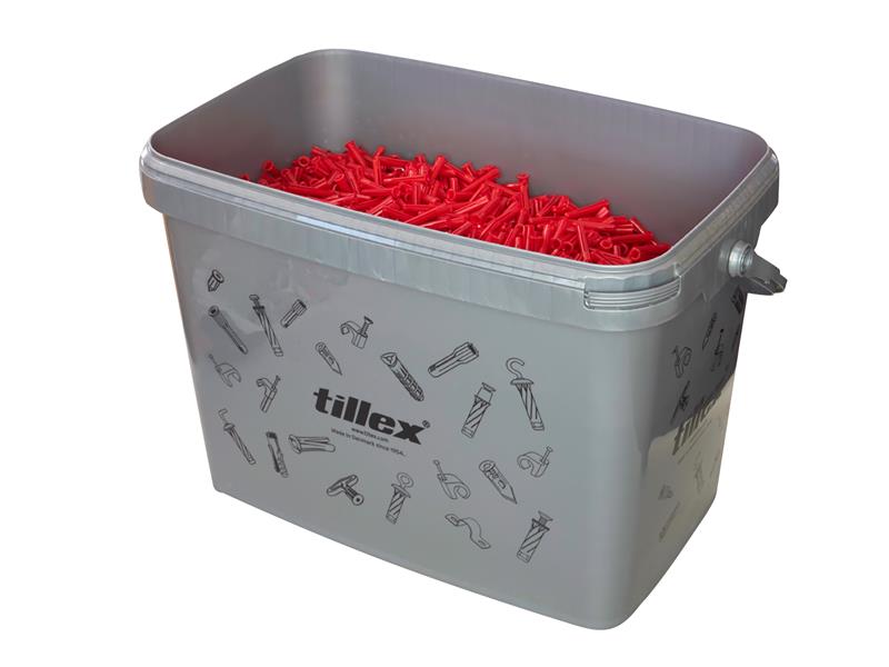 Tillex® Red Collar Plug 5.5 x 35mm Tub 7000