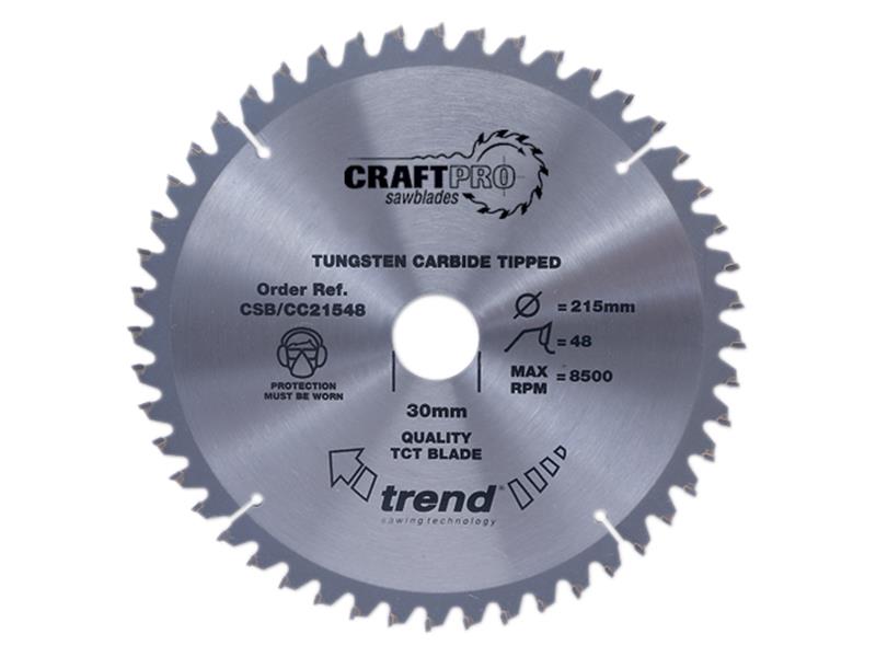 Trend CSB/CC30524 CraftPro Mitre Saw Blade 305 x 30mm x 24T