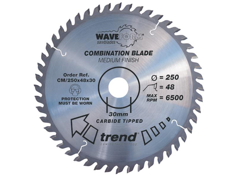 Trend CM/250X48X30 Combination Saw Blade 250 x 30mm x 48T