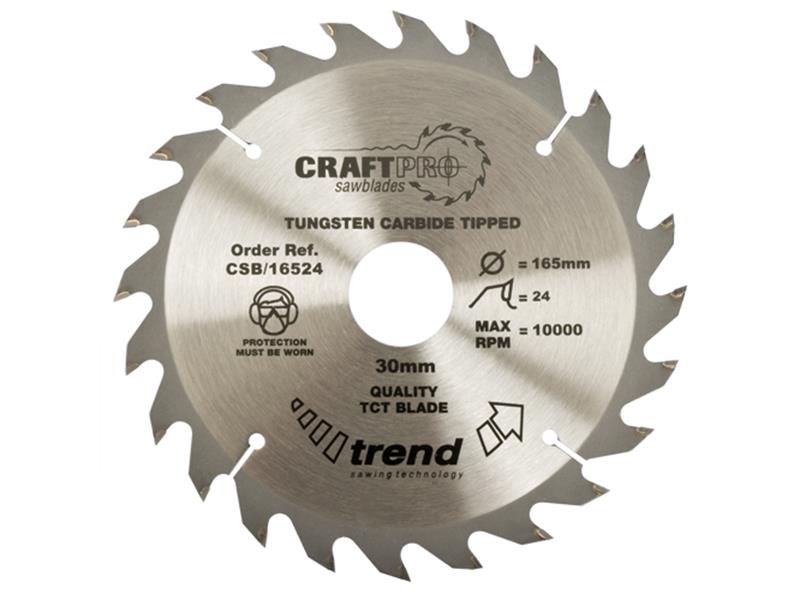 Trend CSB/19024A CraftPro Saw Blade 190 x 16mm x 24T