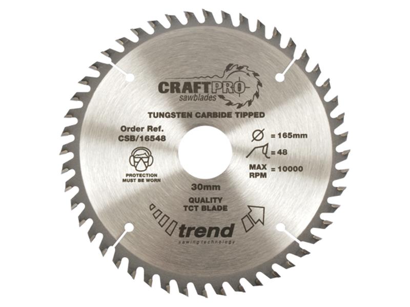 Trend CSB/19040A CraftPro Circular Saw Blade 190 x 16mm x 40T