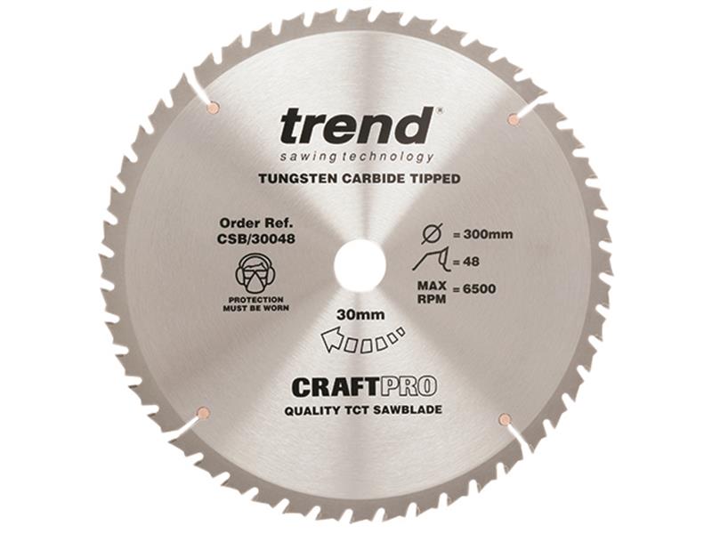 Trend CSB/30048 Craft Pro Saw Blade 300 x 30mm x 48T