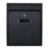 POSTPLUS CONTEMPORARY POST BOX MATT BLACK