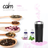 AIR FRESHENERS ULTRASONIC DIFFUSER WITH 2 OILS PEPPERMINT/LAVENDER