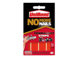 UniBond No More Nails Indoor & Outdoor Permanent Mounting Tape Strips (Pack of 10)