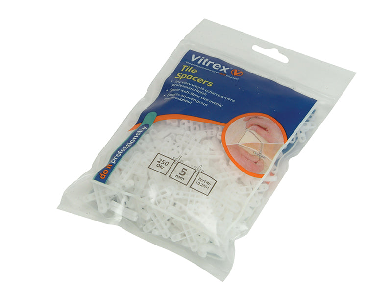 Vitrex Floor Tile Spacers 5mm (Pack 250)