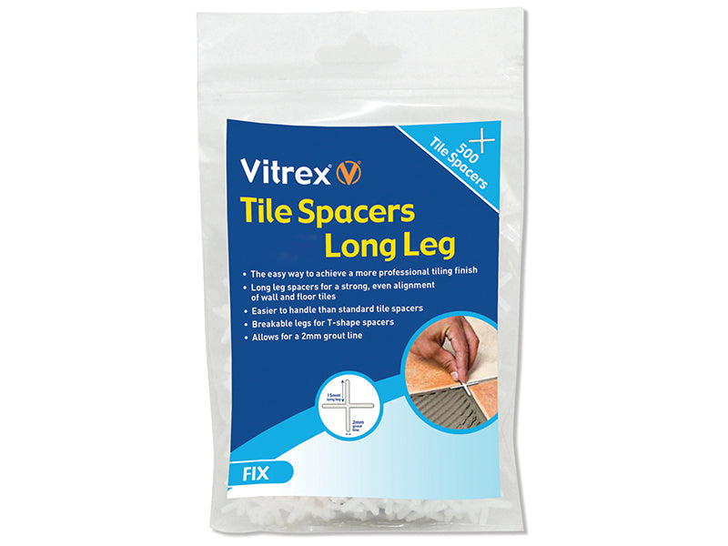 Vitrex Long Leg Spacer 3mm (Pack 500)