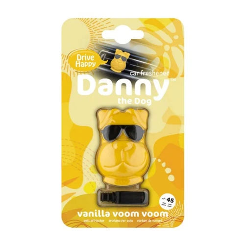 DANNY DOG AIR FRESHENER VANILLA VOOM VOOM